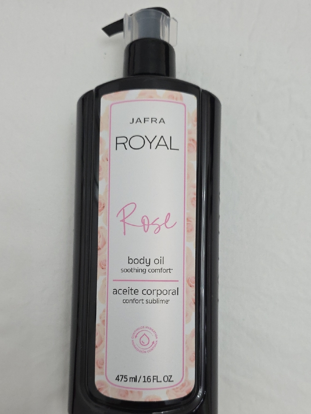 JAFRA Royal Rose Body Oil – Black & Pink Label